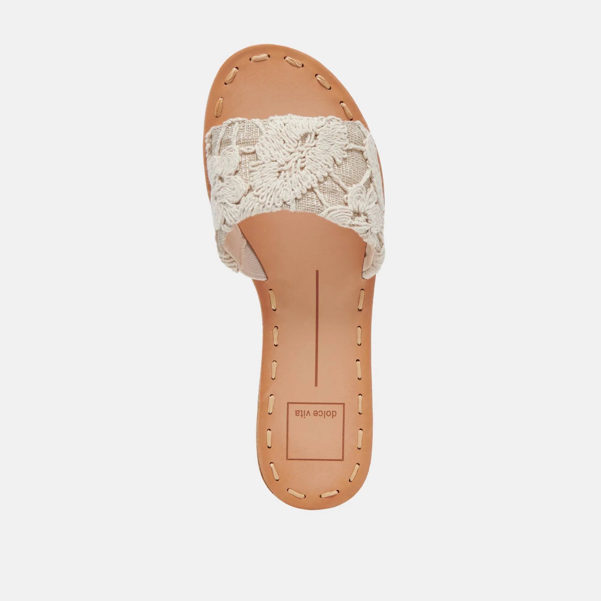 DALON SANDALS NATURAL LACE