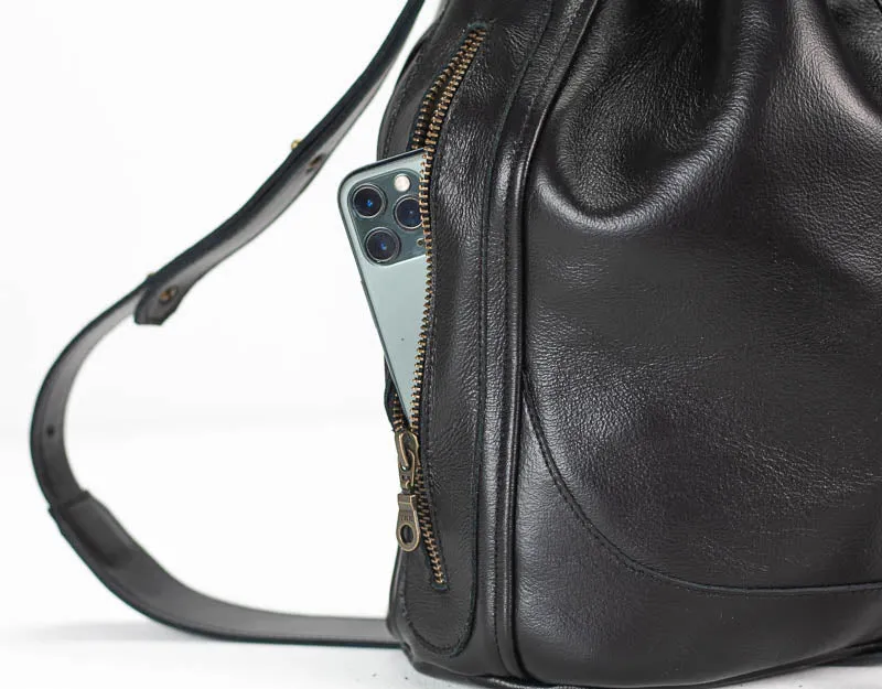 Danae bag - Black leather