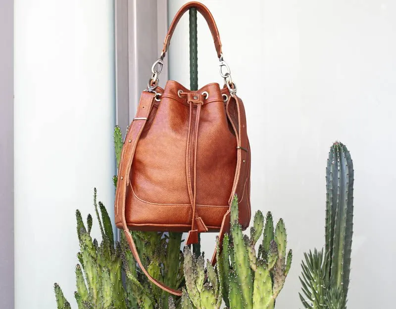 Danae bag - Brown leather