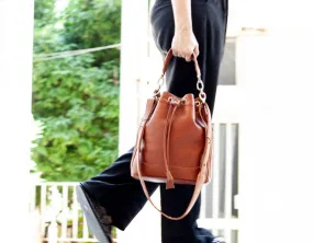 Danae bag - Brown leather