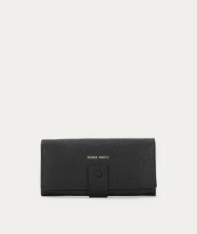 Deadly Ponies Flip and Snap Wallet Maxi - Black