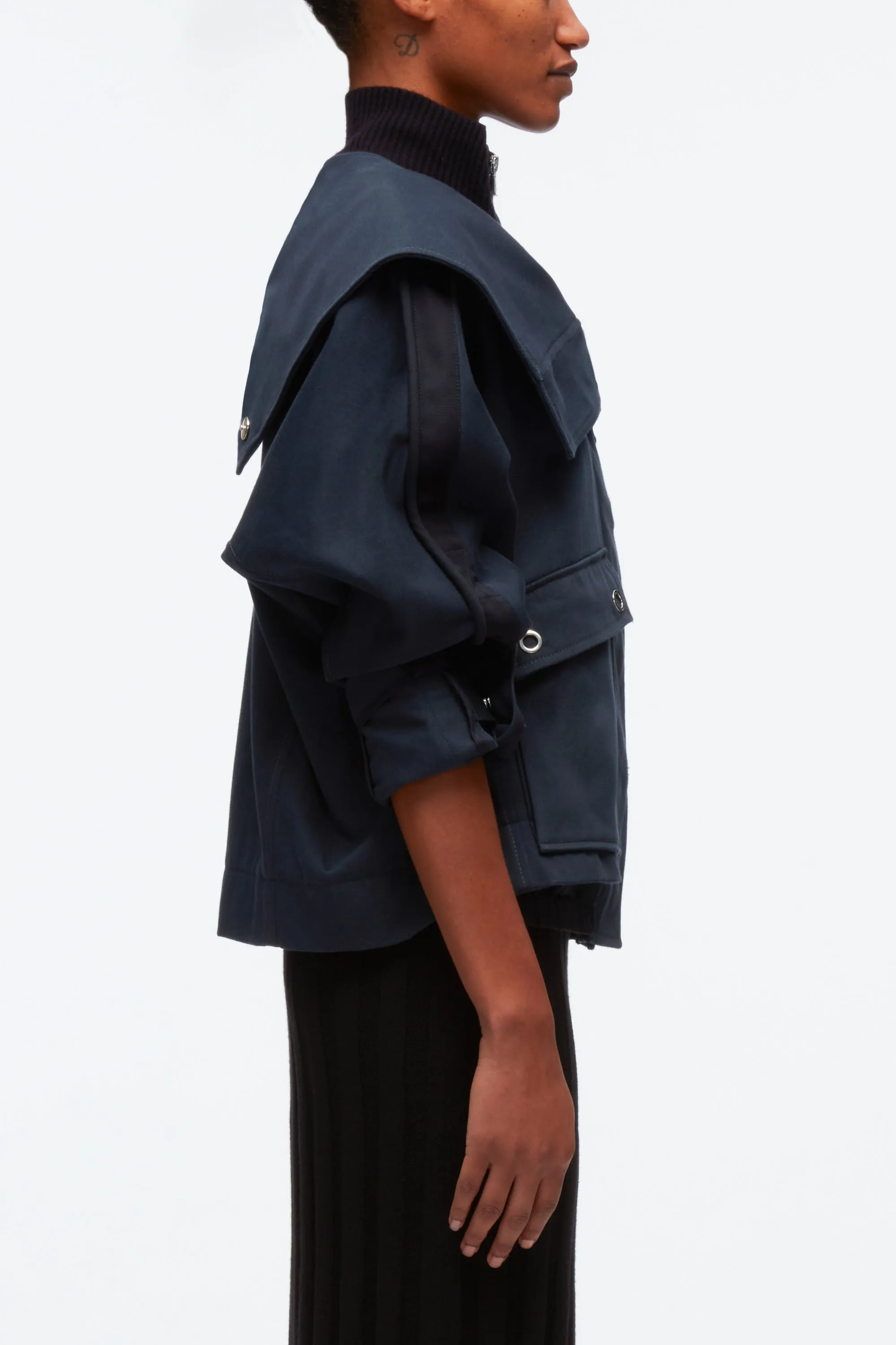 Double Collar Utility Jacket