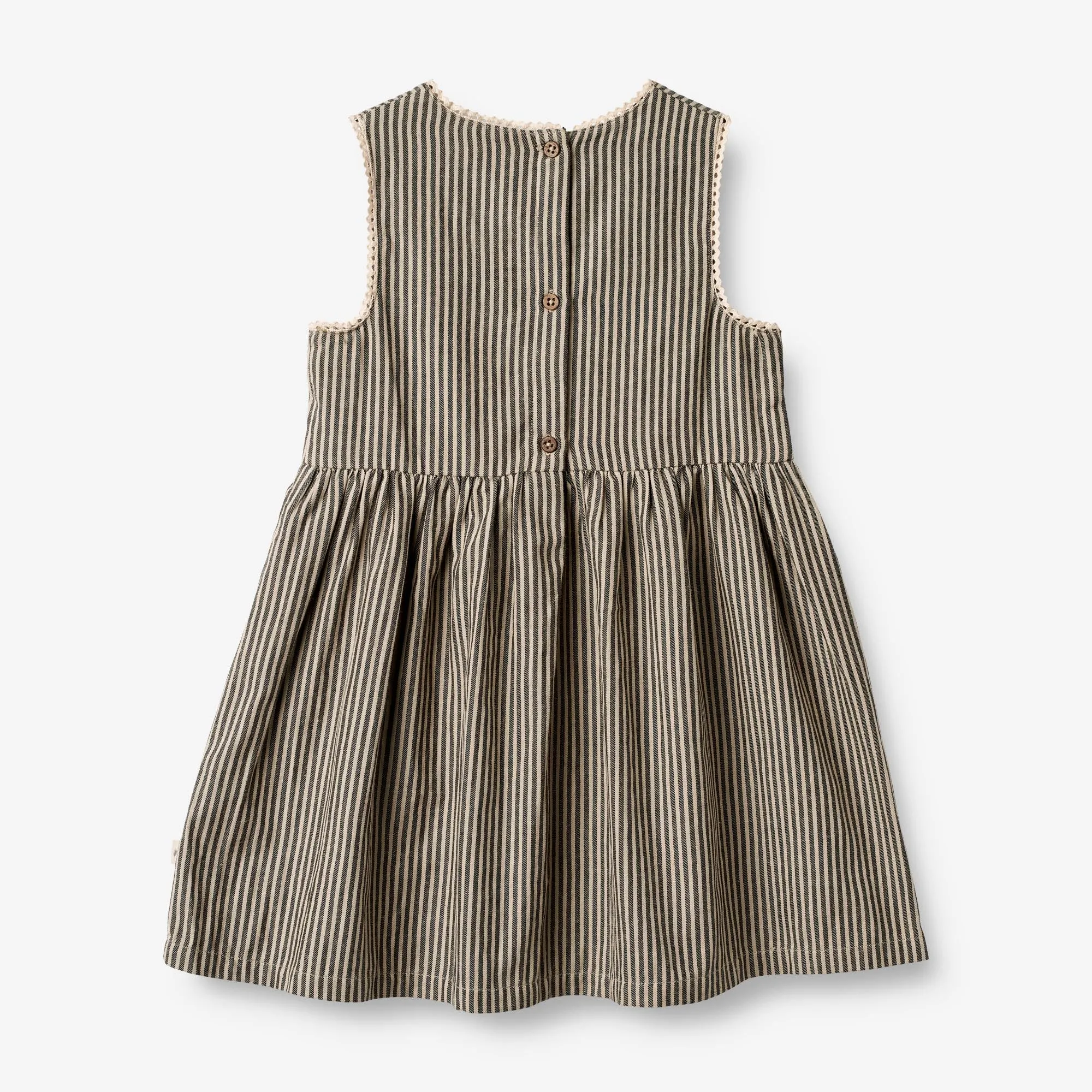 Dress Kirsten - black coal stripe