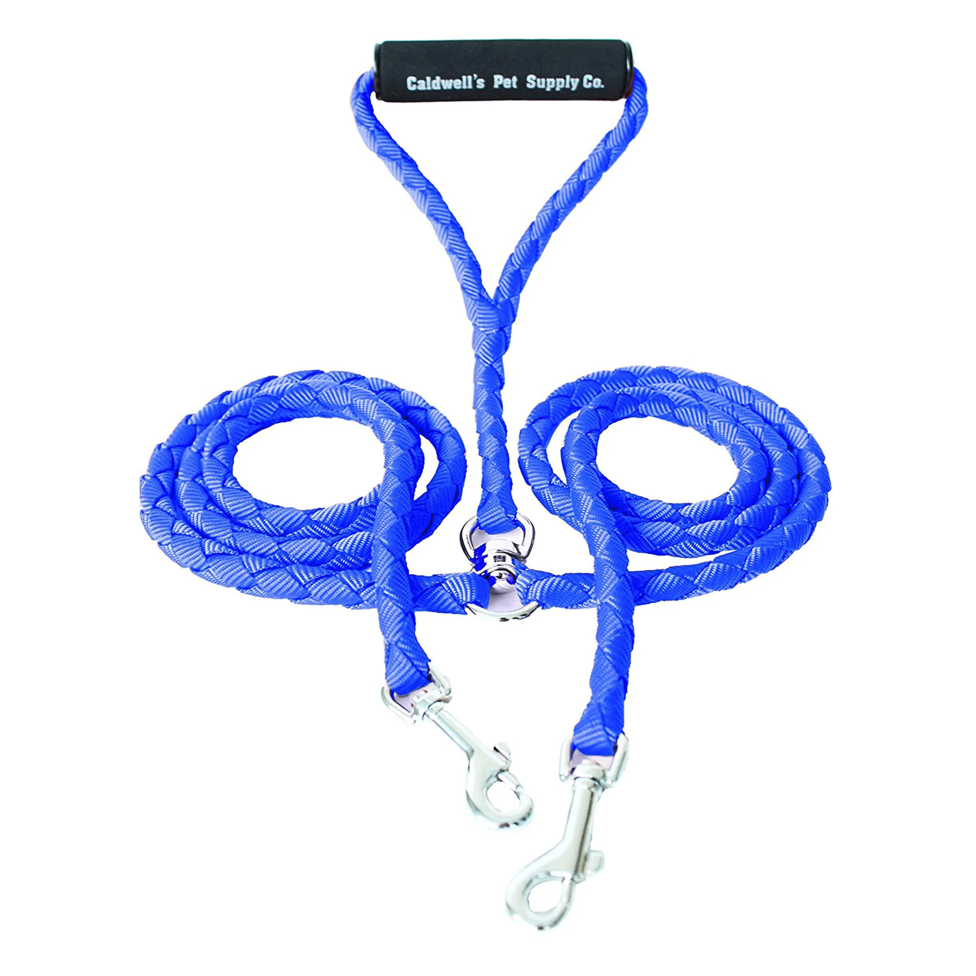 Dual Dog Leash - Blue