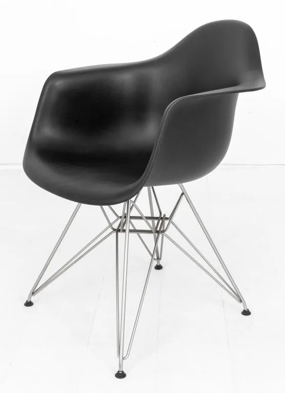 Eames for Miller Black Shell Armchair