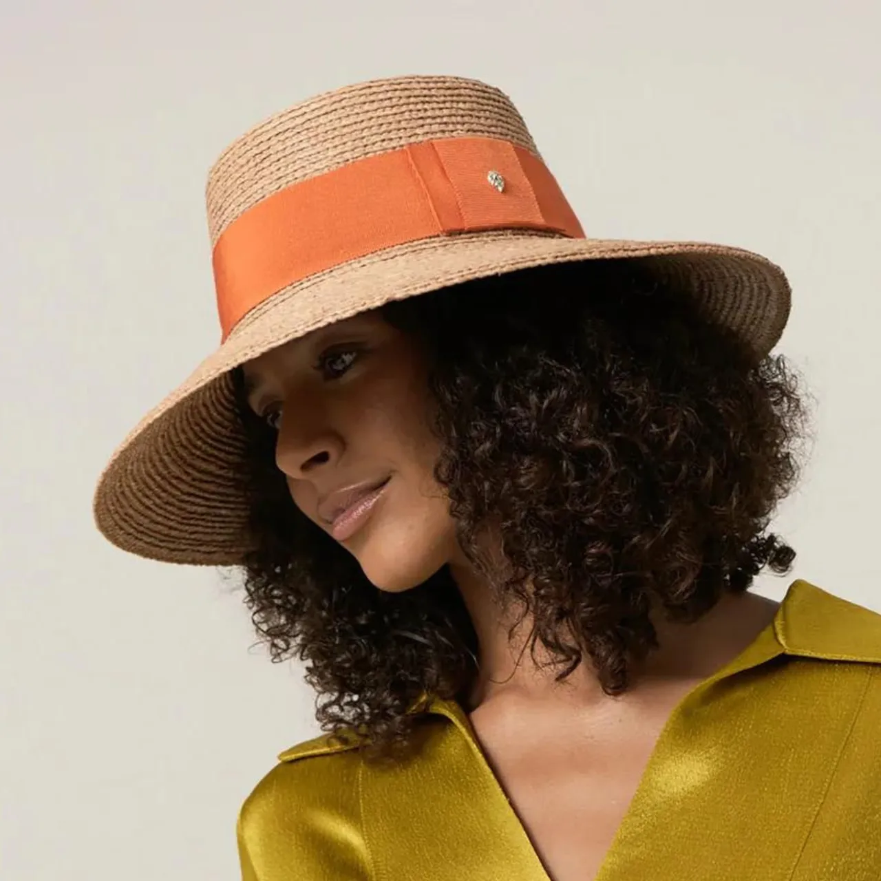 Easton Hat in Nougat/Sunset