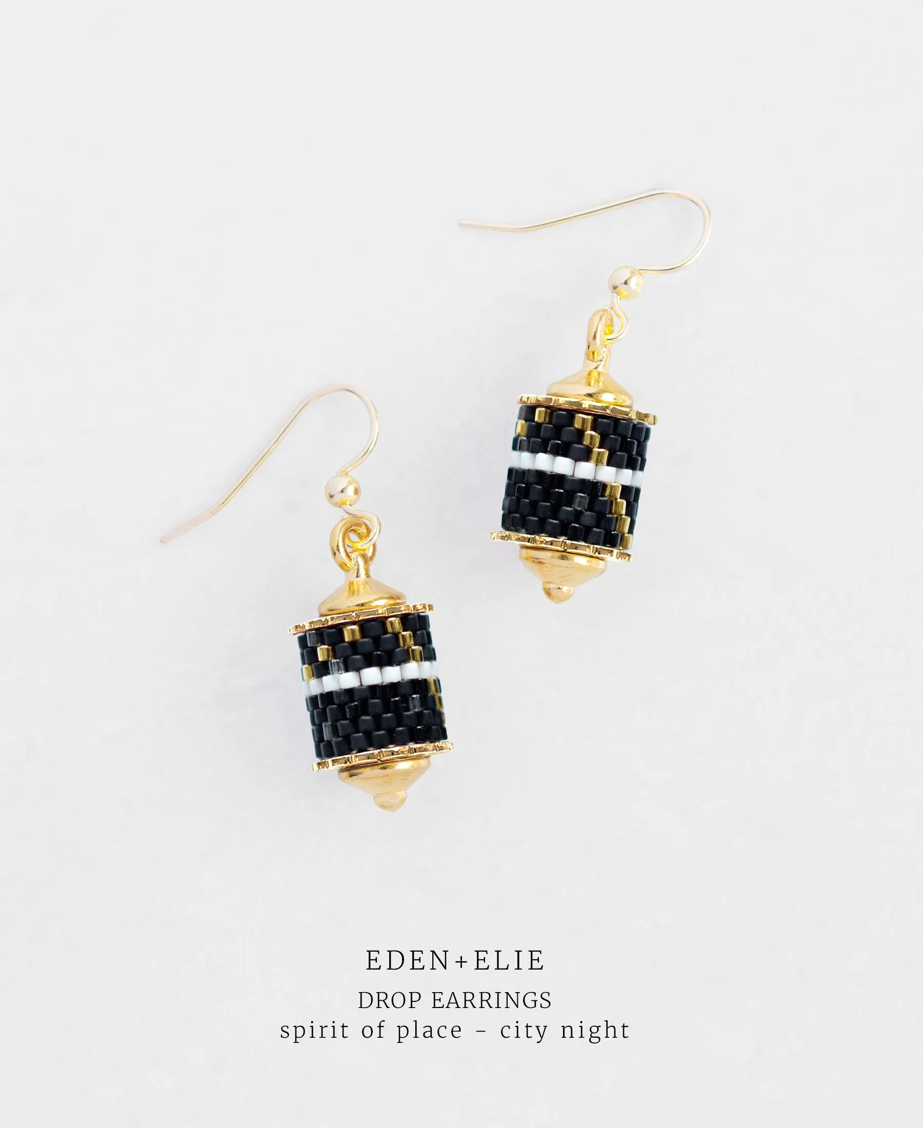 Everyday Drop Earrings - Spirit of Place City Night