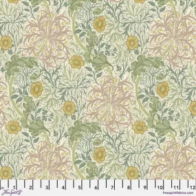 Fabric Mini-Seaweed- Cream, from Thameside Collection by Original Morris & Co for Free Spirit, PWWM078.CREAM