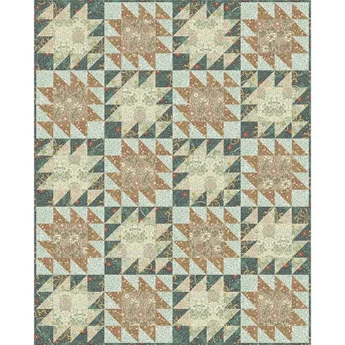 Fabric Mini-Seaweed- Cream, from Thameside Collection by Original Morris & Co for Free Spirit, PWWM078.CREAM