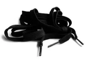 Flat ShoeLaces 100cm Black Trainers New Shoelace Laces New Strong Quality Plims