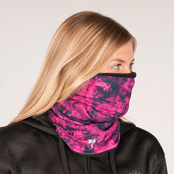 Fleece Face Shields® | Acid Wash Pink