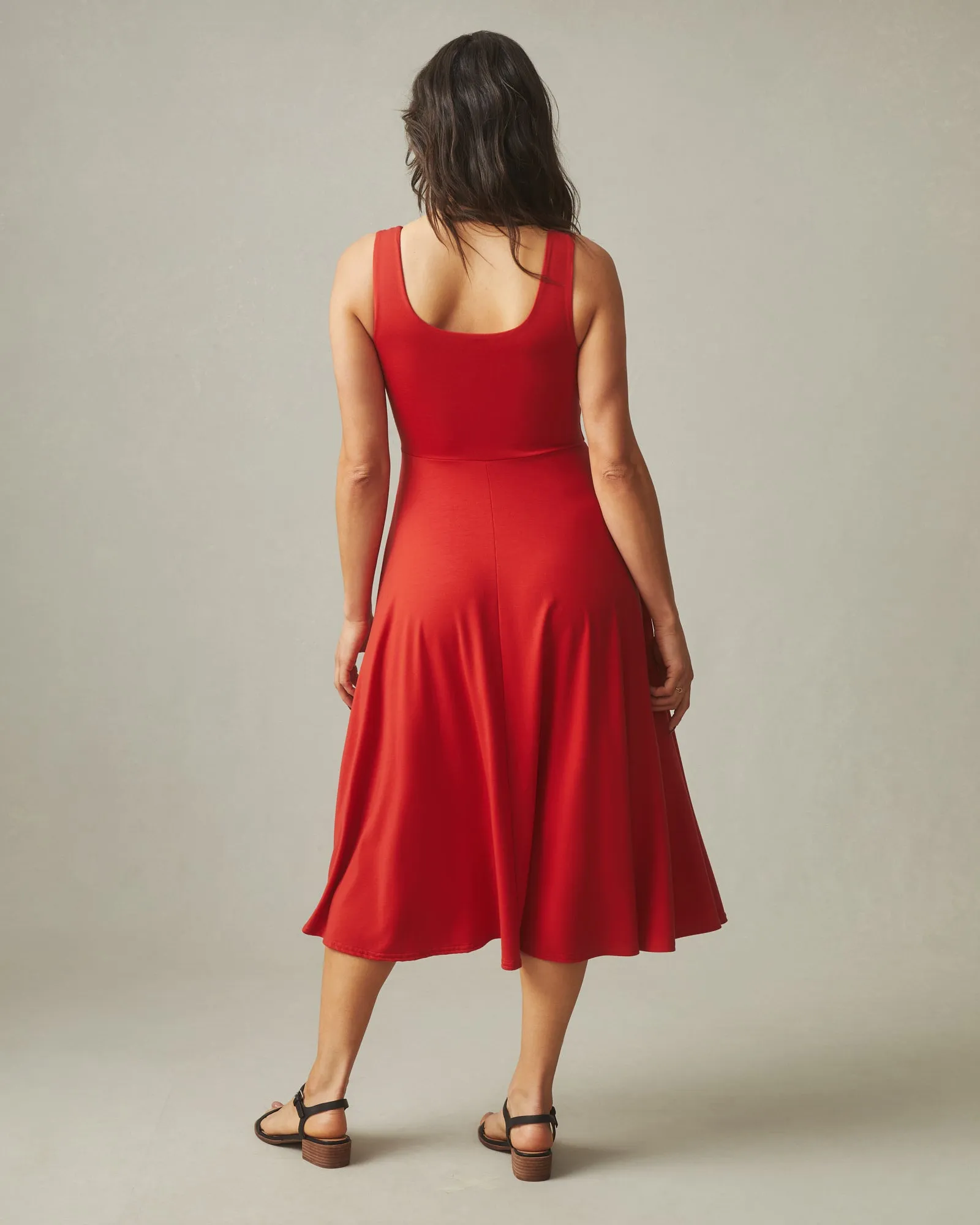 Flex Dress - Crimson