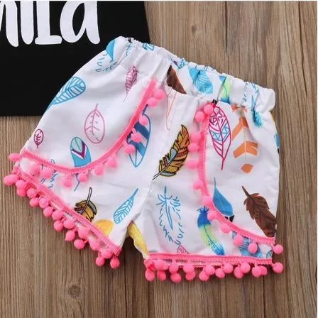 Girls Wild Child T-shirt   Shorts   Headband