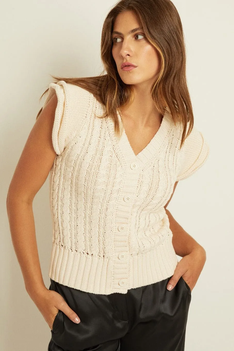 Giselle Ruffle Cardigan