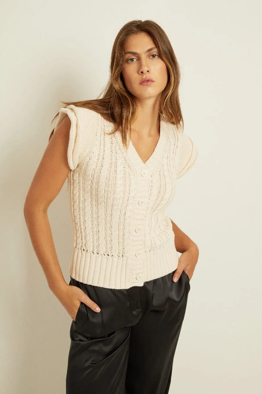 Giselle Ruffle Cardigan