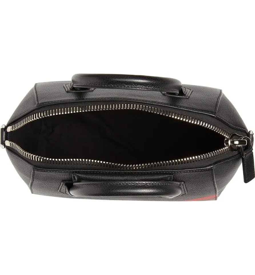 Givenchy Small Antigona Black Leather Shoulder Bag