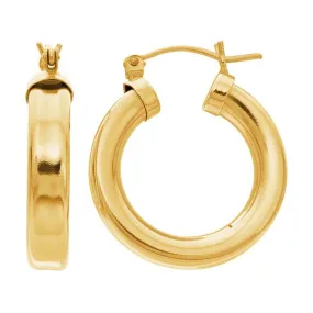 Gold Chubby Hoops