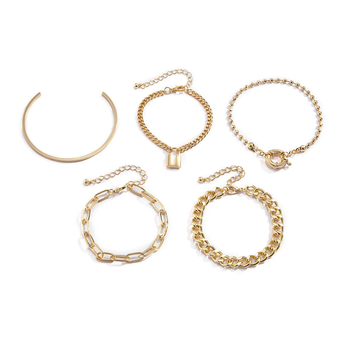 Gorgeous Cutout Open Bracelet Set - Perfect for Any Occasion!