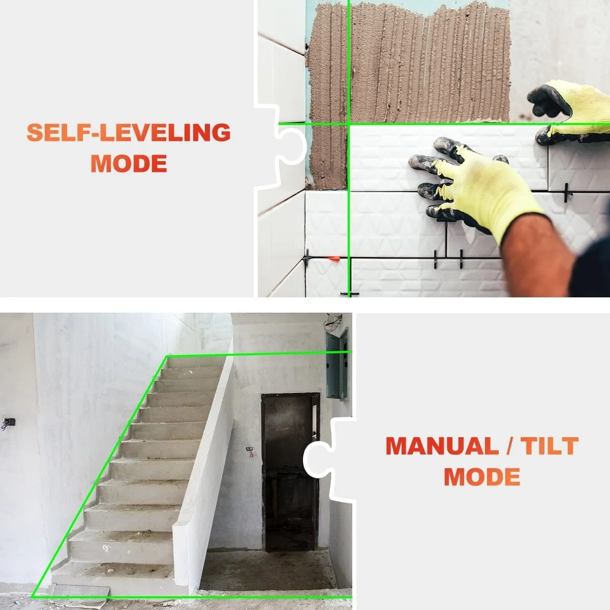 GOXAWEE 360 Laser level 16/12 Lines 3D/4D Self-leveling Nivel Laser Cross Horizontal Vertical Green Beam For Construction Tools