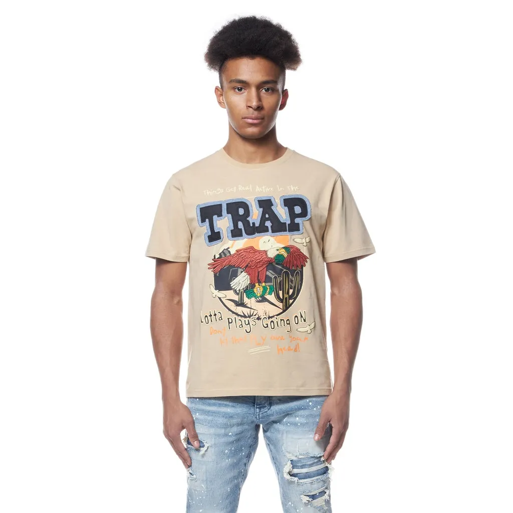 Graphic Tee - Khaki