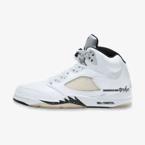 (GS) Air Jordan 5 Retro 'White / Black' (2024)