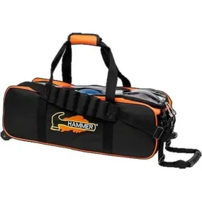 Hammer Premium Slim Triple Tote Bowling Bag Black/Orange