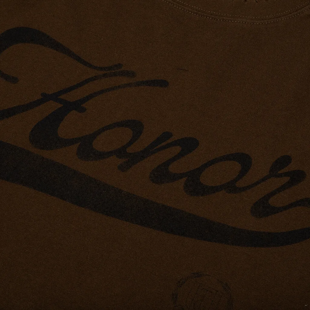 Holiday Holiday Script S/S - Brown