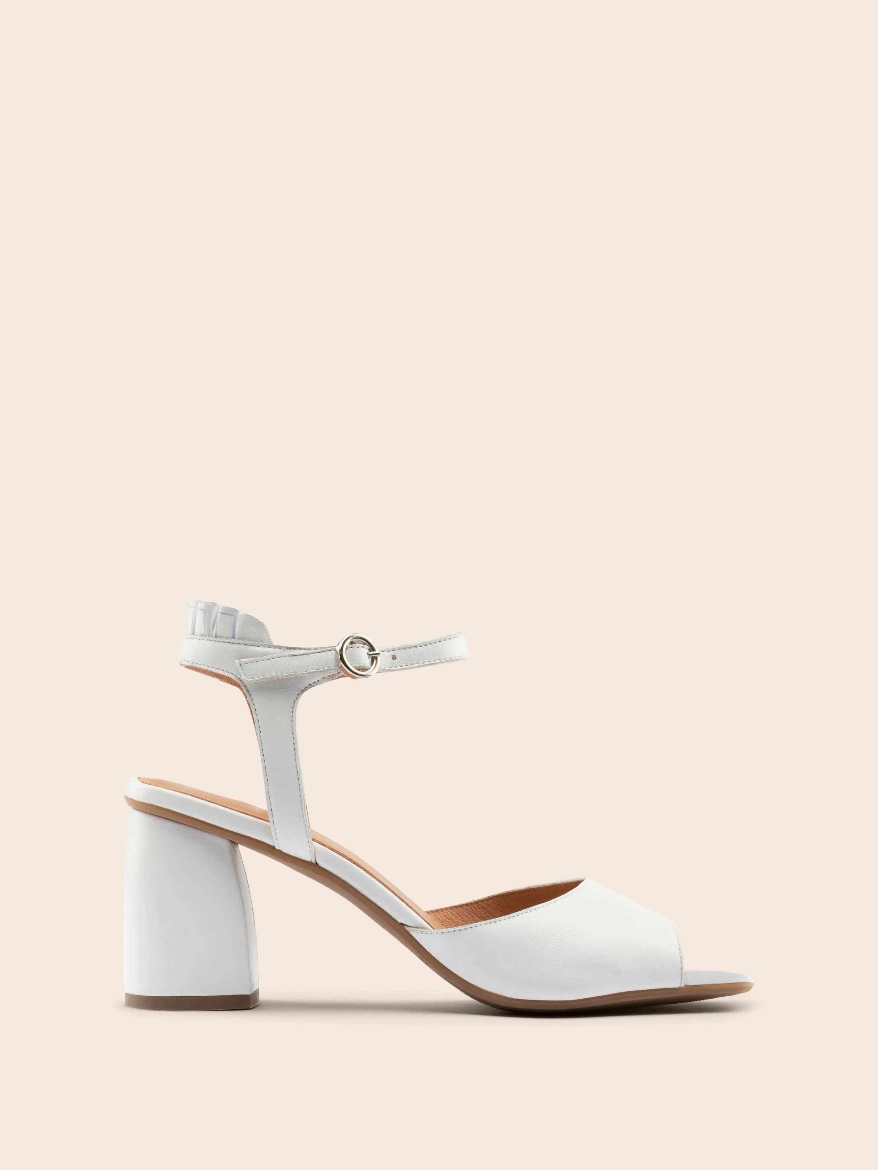 Imperfect Zamora White Heel