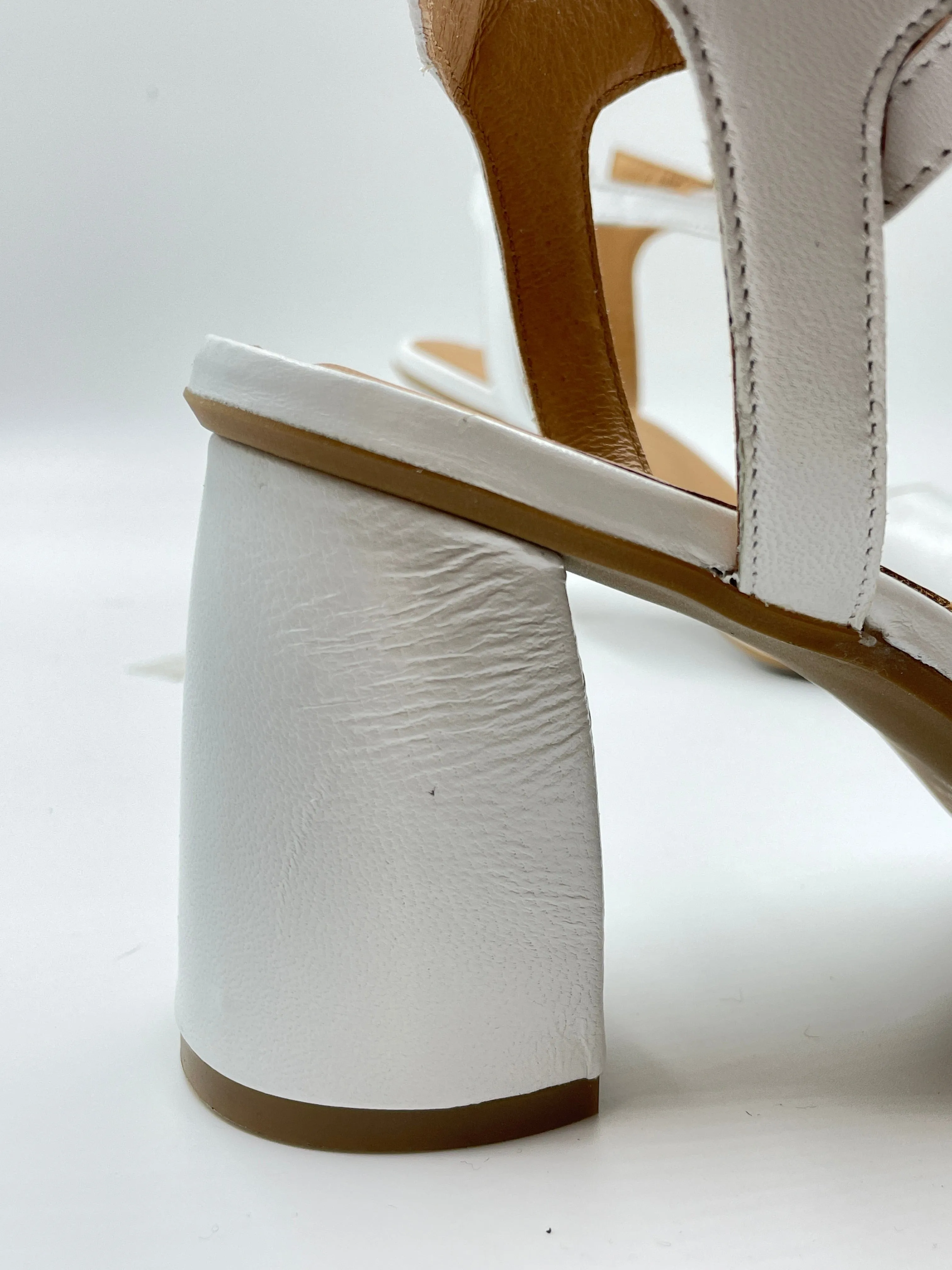 Imperfect Zamora White Heel