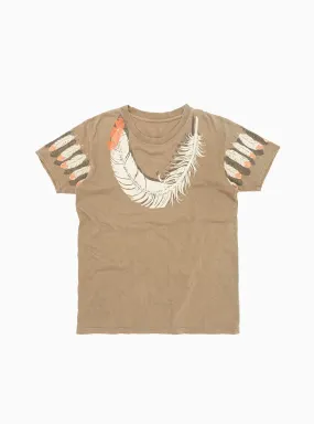 Kapital Feather Print T-shirt