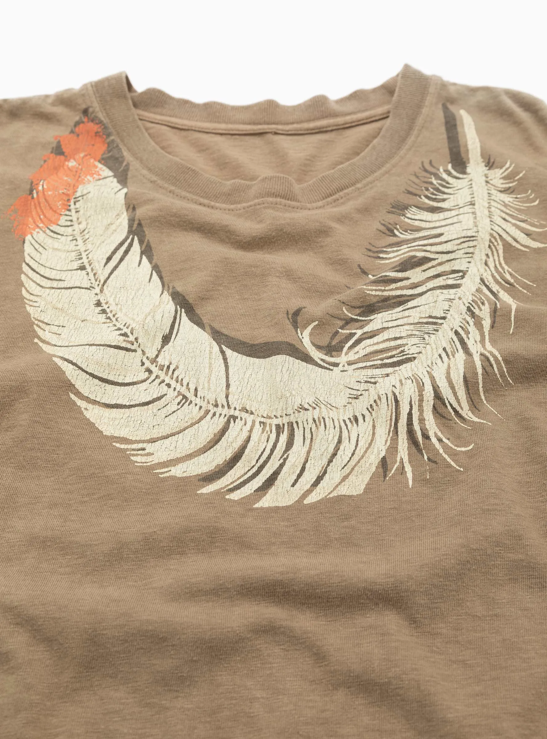 Kapital Feather Print T-shirt