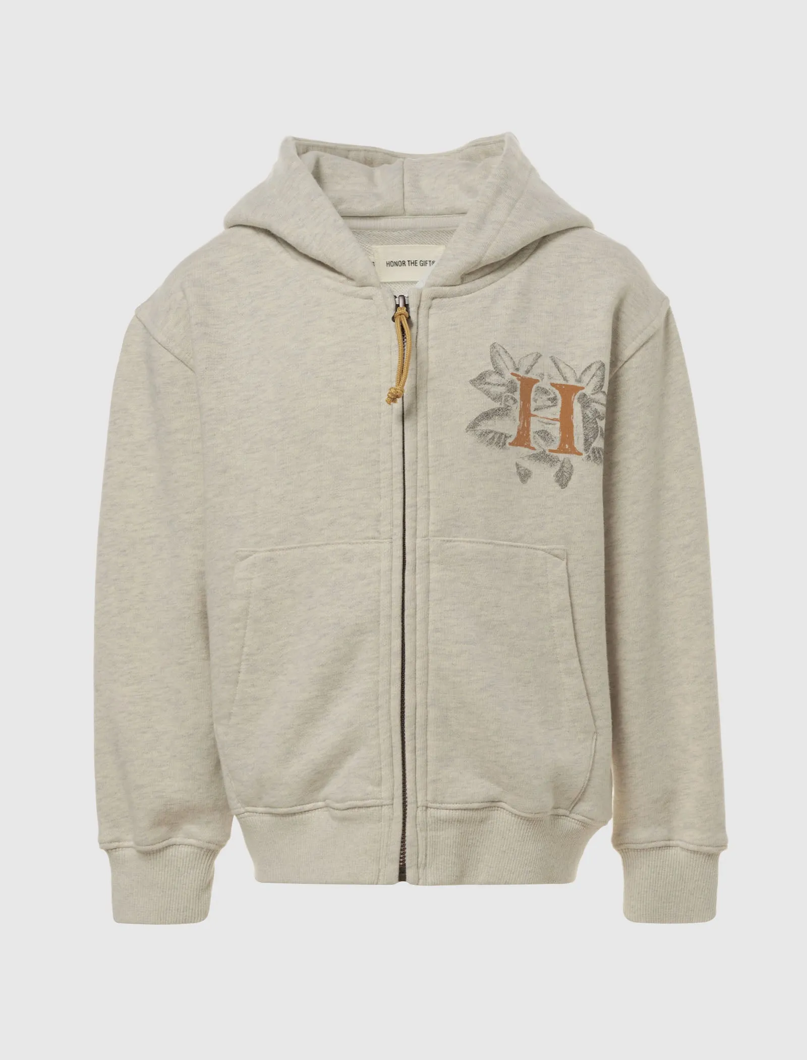 KIDS FLOWER ZIP HOODIE