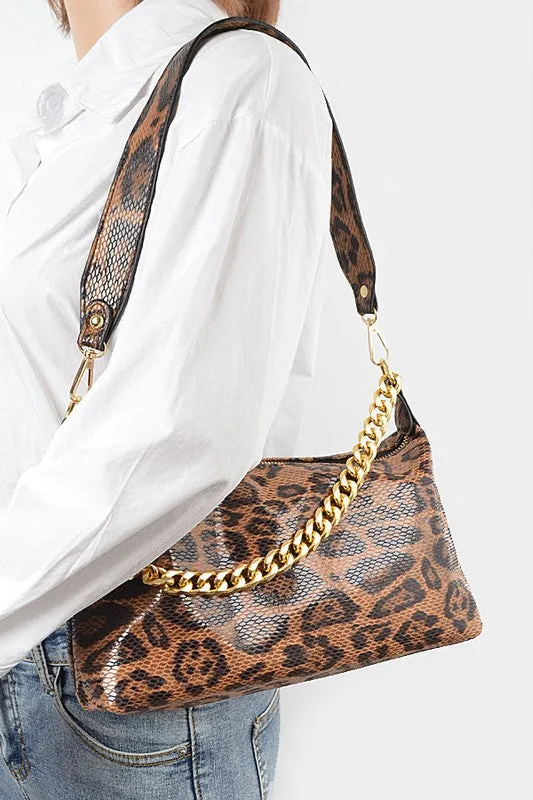 Laeticia handbag, leopard