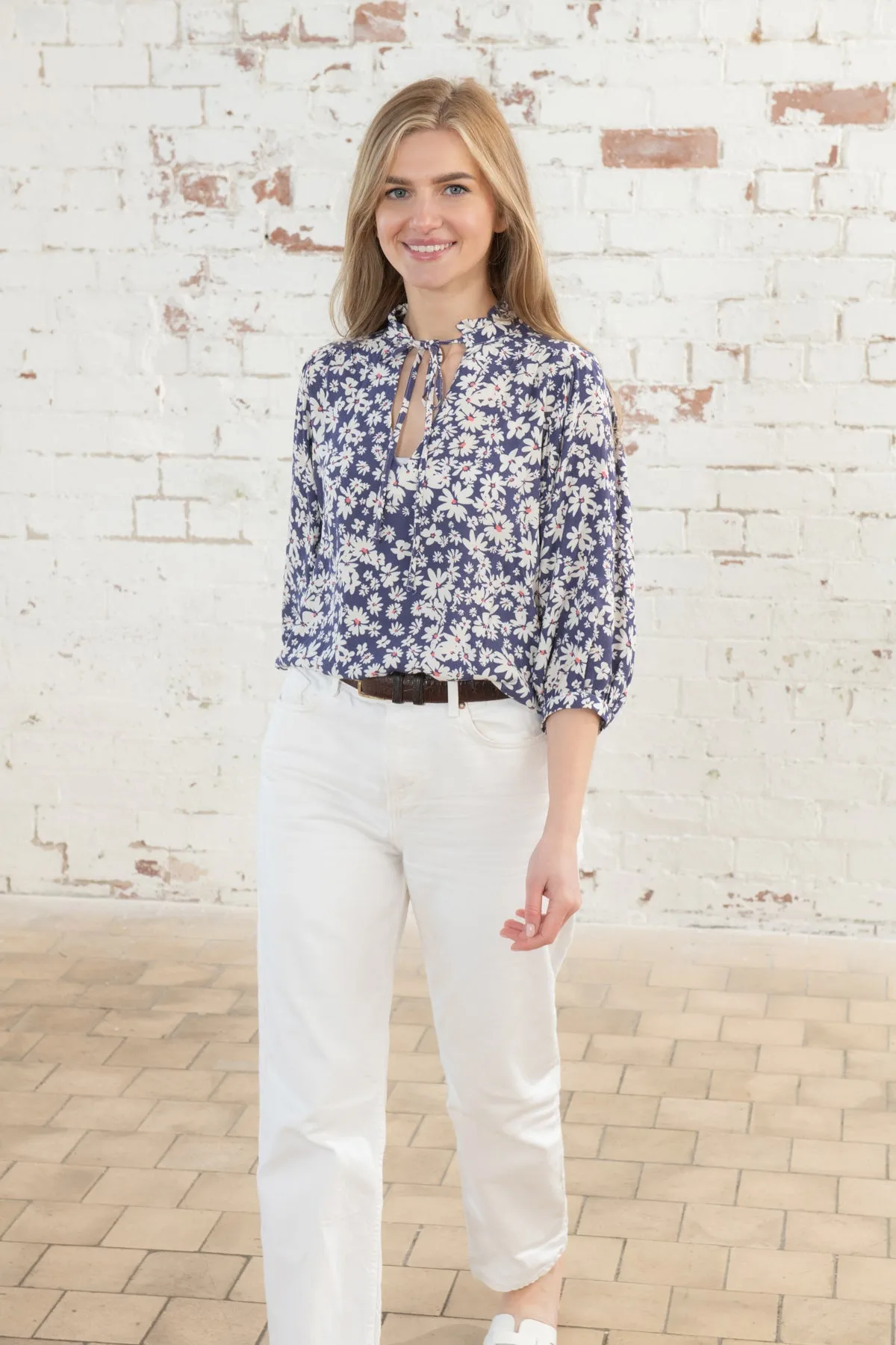 Lola Blouse - Indigo Daisy