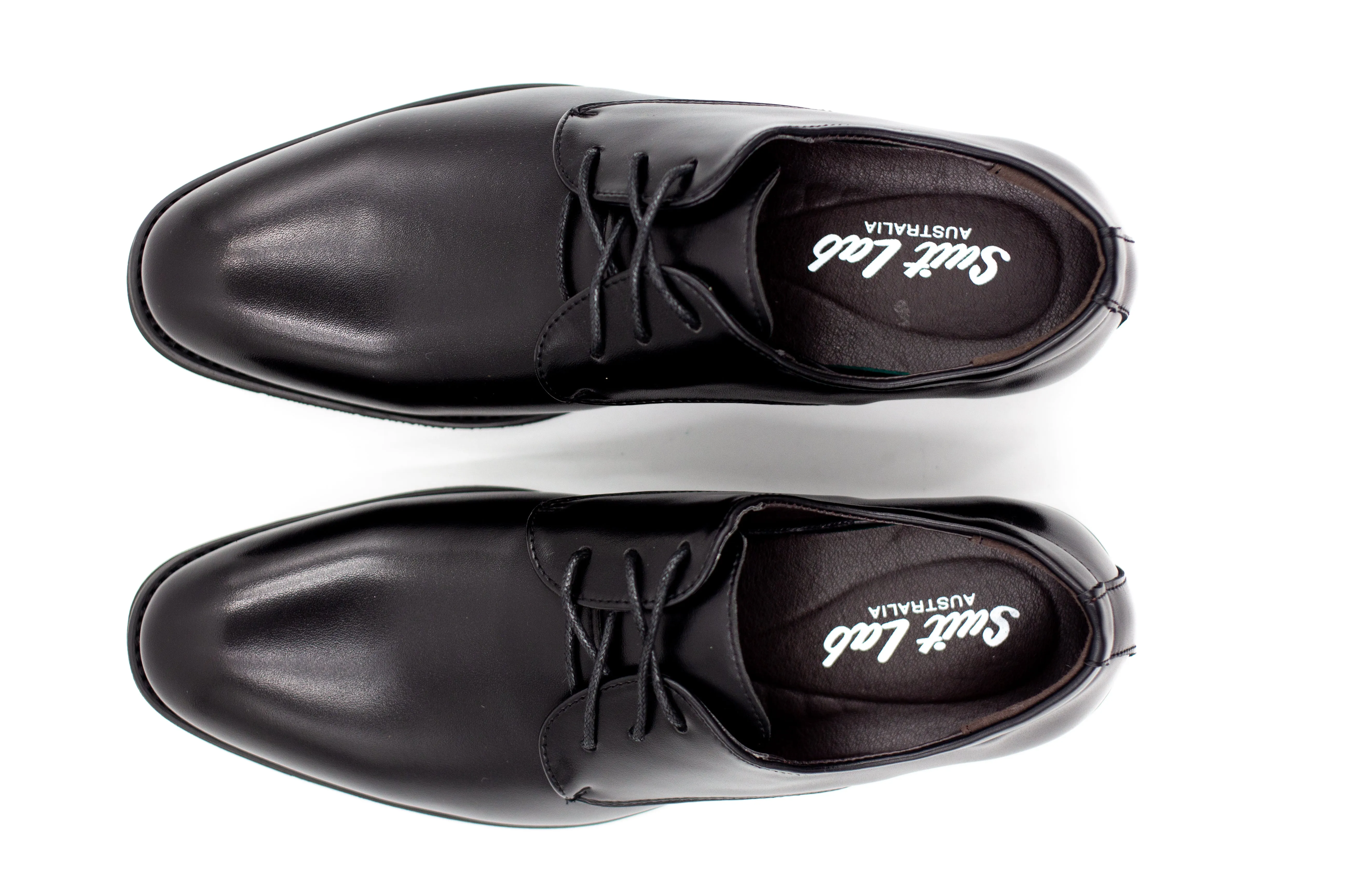 London Derby Shoes - Matte Black