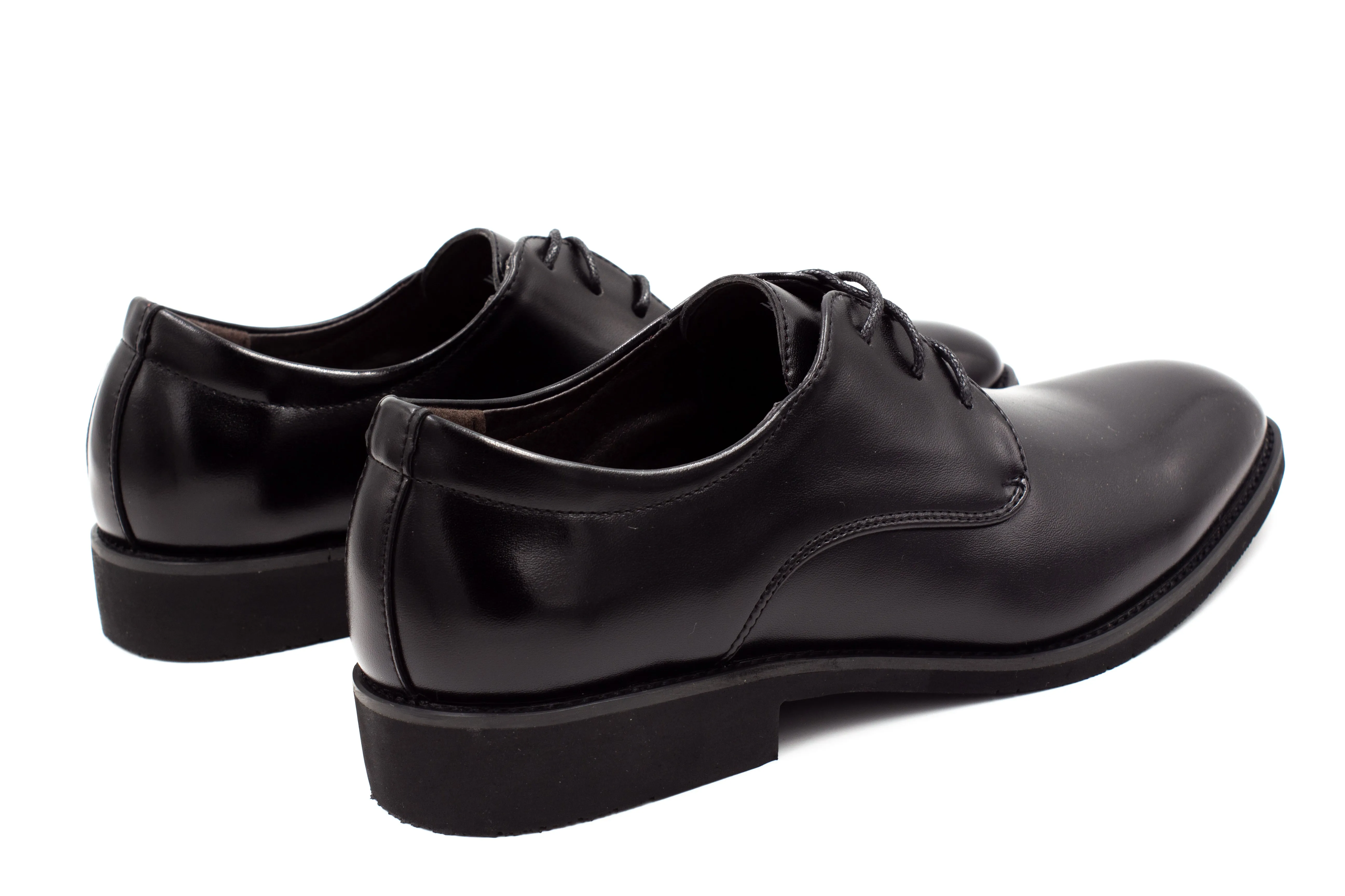 London Derby Shoes - Matte Black