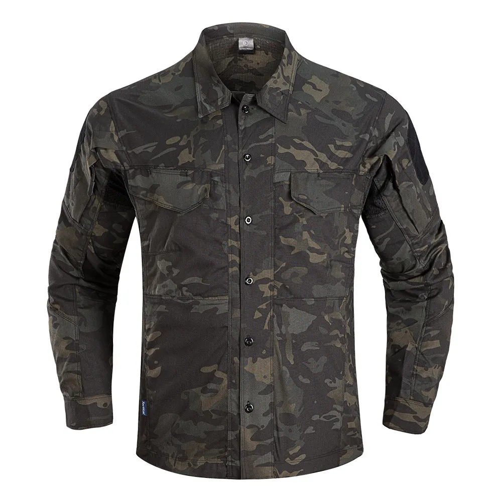 Long-sleeved Combat Men's Tactical Shirt for Outdoor Training