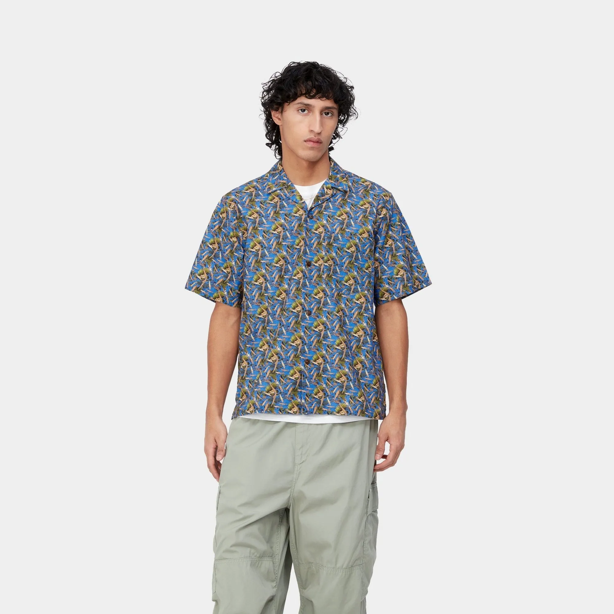 Lumen Print Shirt | Blue