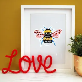  Manchester Bee  - Art Print