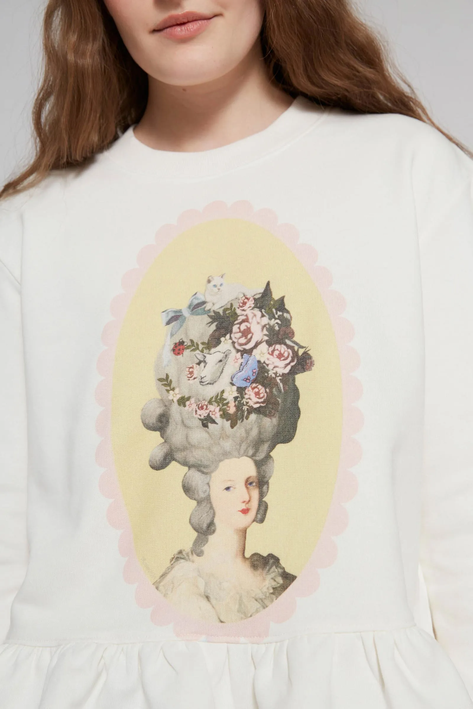 Marie Antoinette Cotton Sweatshirt