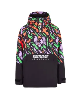 Men's O'Riginals Anorak Jacket Snow Jacket - Black Kemper Print