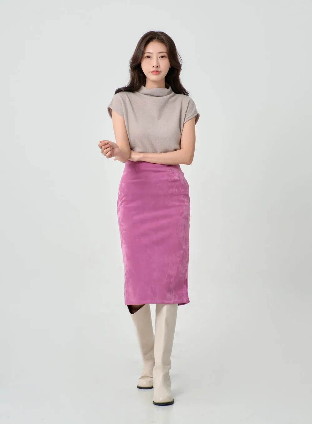 Midi Pencil Skirt IO27