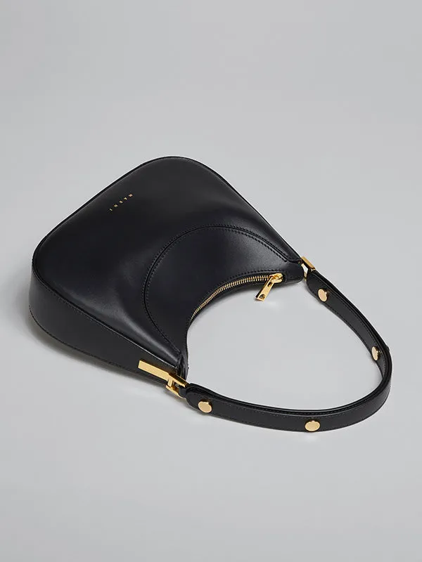 Milano Mini Shoulder Bag in Black