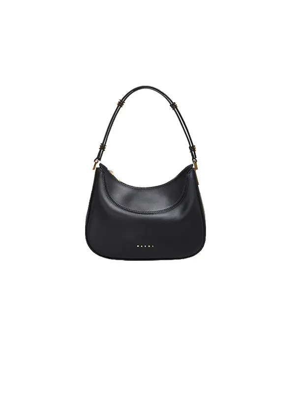 Milano Mini Shoulder Bag in Black