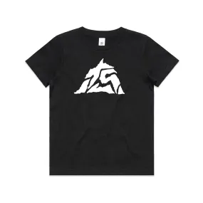 Mountain logo  [cotton tee] Black