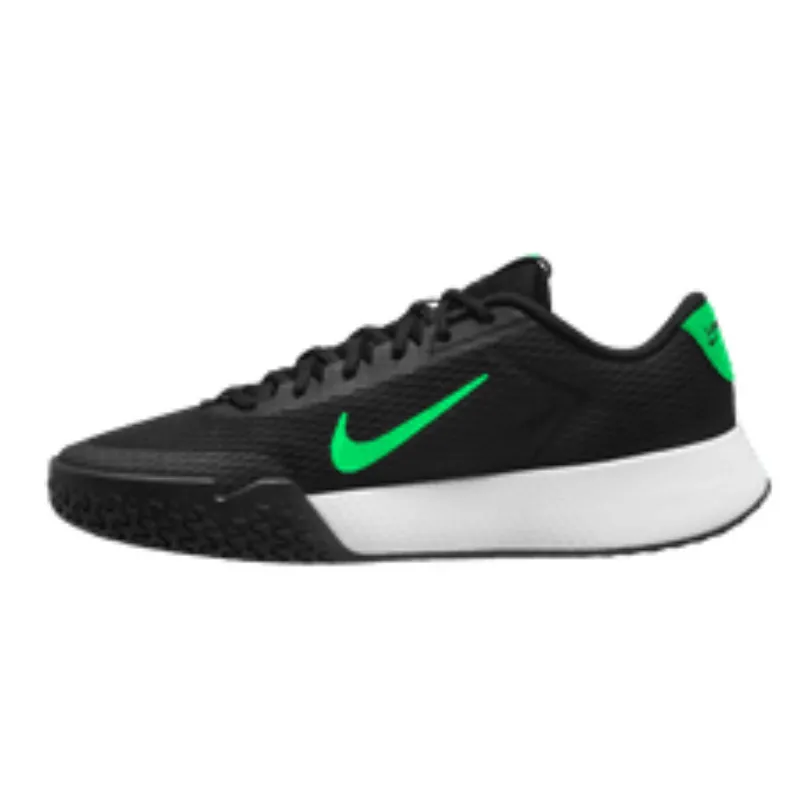 Nike Court Vapor Lite 2 Men Hard Court Tennis Shoes - Black/Poison Green-White