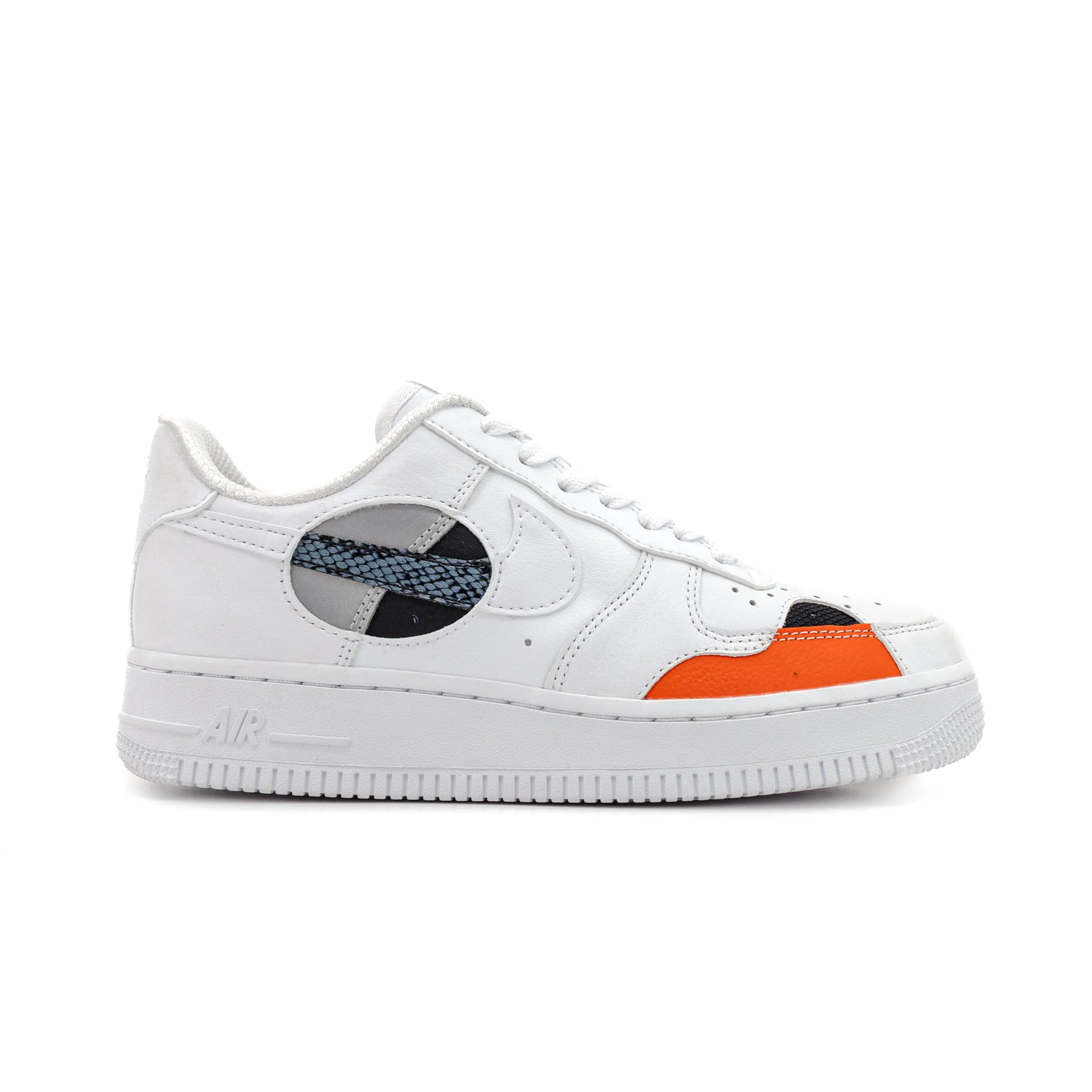 Nike Women's Air Force 1 07' LX "Cut Out" White/Multi FB1906-100