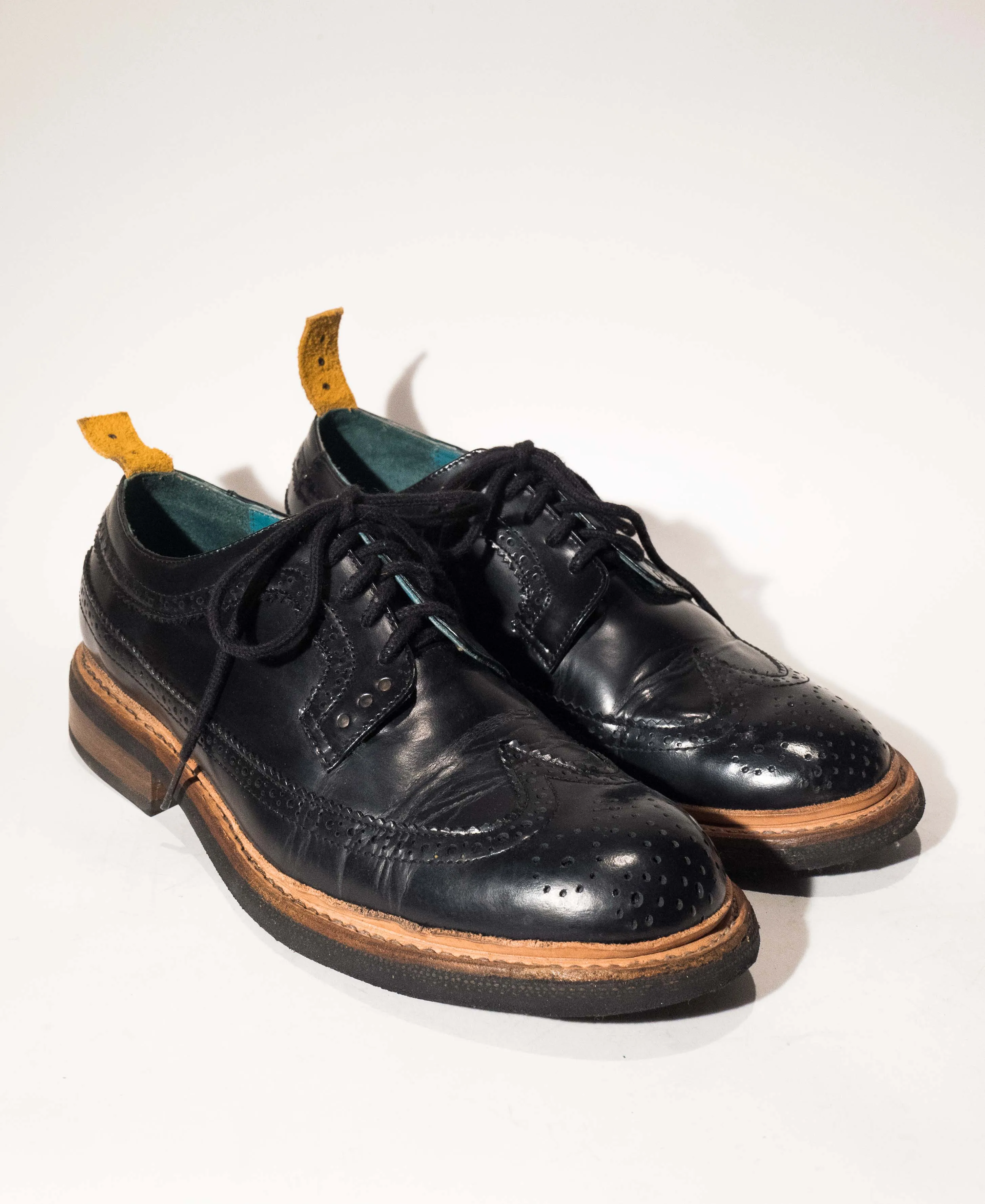 no.1051 runway oxford shoe black rub-off 8M (10W)