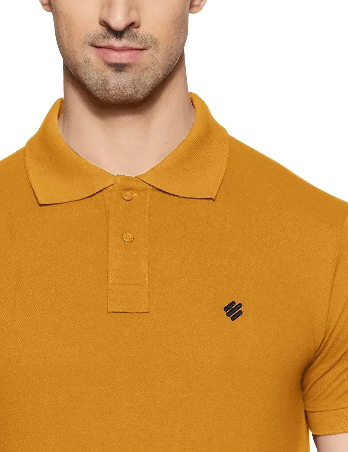 ONN Men's Cotton Polo T-Shirt (Pack of 2) in Solid Coffee-Mustard colours