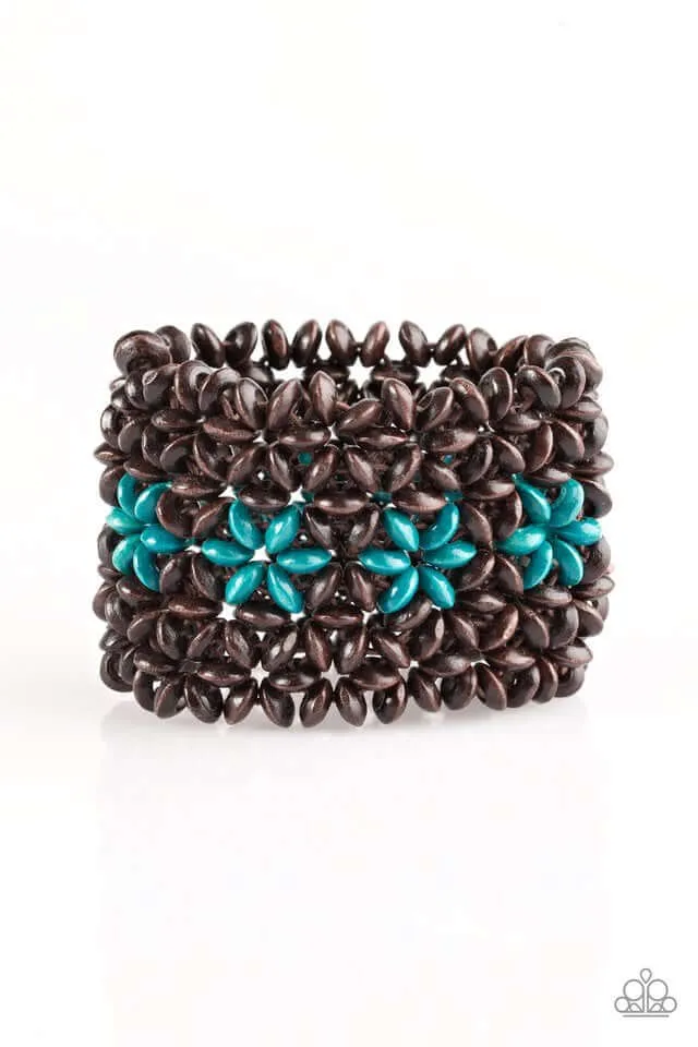 Paparazzi Accessories  - Bahama Babe #B201 - Blue Bracelet